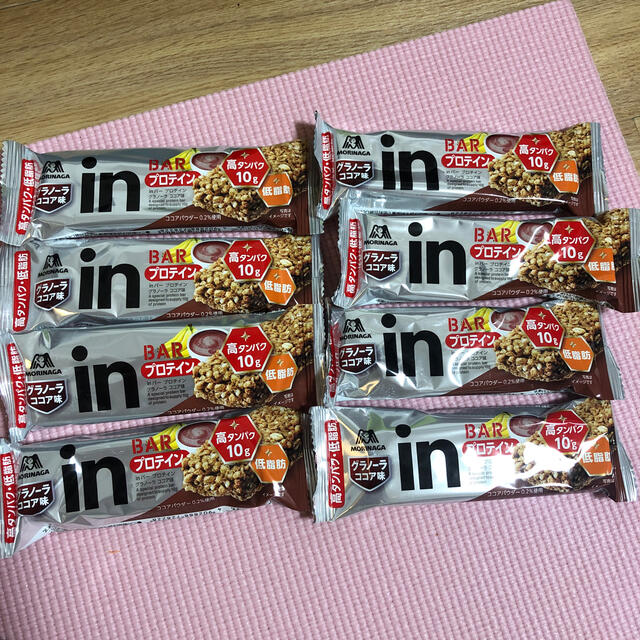 森永製菓(モリナガセイカ)のインバー プロテイン グラノーラ ココア味 inバー 8個セット まとめ売り 食品/飲料/酒の健康食品(プロテイン)の商品写真