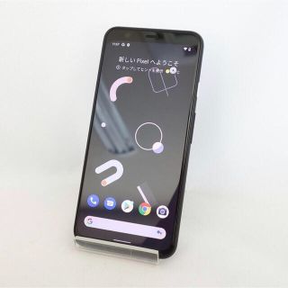 グーグルピクセル(Google Pixel)のSIMフリー Pixel4 64GBブラック フィルム付、ケースおまけ(スマートフォン本体)