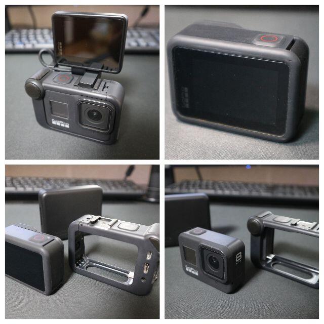 GoPro(ゴープロ)の【ﾌﾙｶｽﾀﾑ】GoPro HERO8,関連ｵﾌﾟｼｮﾝ特盛☆ スマホ/家電/カメラのカメラ(ビデオカメラ)の商品写真