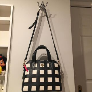 ケイトスペードニューヨーク(kate spade new york)の送料込☆ kate spade ケイトスペード チェックハンドバッグ 2way☆(ハンドバッグ)