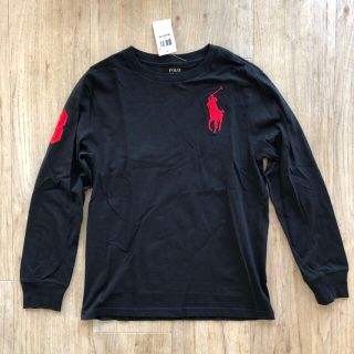 ラルフローレン(Ralph Lauren)のラルフローレン　160 ロンT 黒　キッズ　長袖Tシャツ　ブラック(Tシャツ/カットソー(七分/長袖))