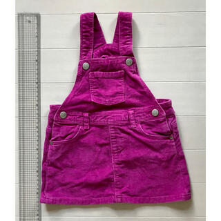 ベビーギャップ(babyGAP)のbabyGap 紫 コーデュロイ ジャンパースカート 80 サロペット(ワンピース)