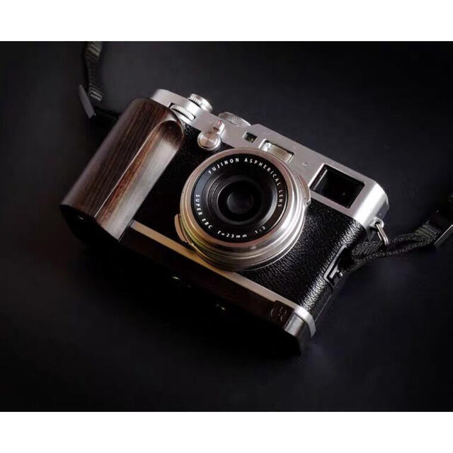 デジタル一眼新品 FUJIFILM フジフイルム X100F用 ハンドグリップ（黒檀）