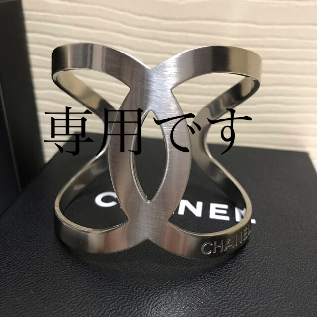 ❤︎ CHANEL   美品　シルバーメタル　ブレスレットandリング❤︎