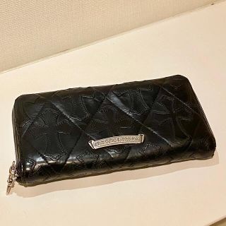 クロムハーツ(Chrome Hearts)の【s様】クロムハーツ✞セメタリークロス レザー長財布(長財布)