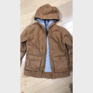 カーハート(carhartt)のカーハート　モッズコート　茶色　古着　M size(モッズコート)