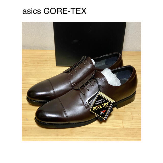 人気ブランド新作豊富 asics - アシックス ビジネスシューズ ゴアテックス 28cm 革靴 キャップトゥ ドレス/ビジネス