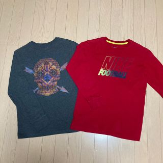 ギャップキッズ(GAP Kids)のNIKE ＆　GAP  ロングTシャツ　2枚セット(Tシャツ/カットソー)