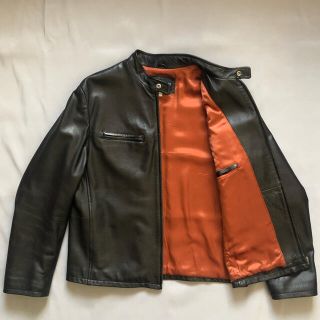 ARMANI JEANS - アルマーニ レザーライダースジャケットの通販 by