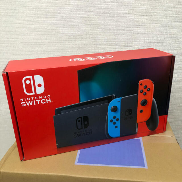 【匿名配送】新品 未使用 Nintendo Switch ネオン本体のサムネイル