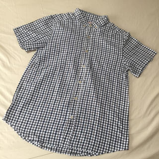 キューブシュガー(CUBE SUGAR)のCUBESUGARギンガムチェックシャツ(シャツ/ブラウス(半袖/袖なし))