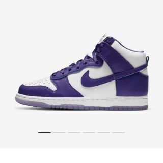 ナイキ(NIKE)のNIKE ダンクHIGH Varsity Purple DUNK(スニーカー)