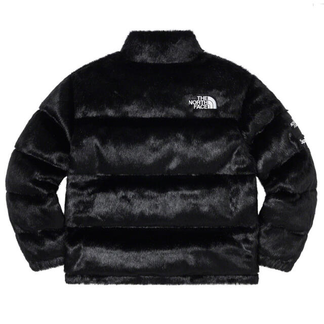 Supreme(シュプリーム)のSupreme/TNF Faux Fur Nuptse Jacket Black メンズのジャケット/アウター(ダウンジャケット)の商品写真