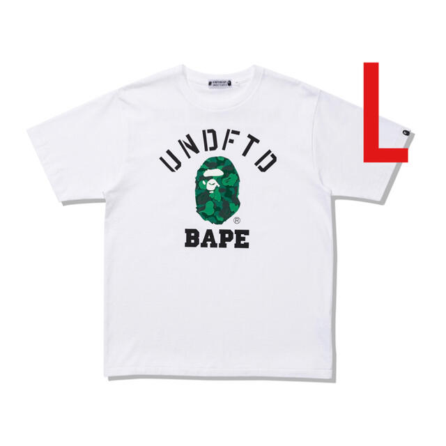 BAPE X UNDFTD COLLEGE TEE UNDEFEATED