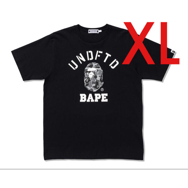 XL BAPE X UNDFTD COLLEGE TEE