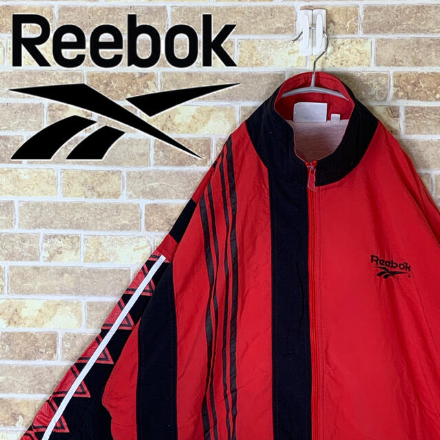 Reebok(リーボック)のtenpll様専用 リーボック 刺繍ロゴ ゆるだぼ 90s ナイロン ブルゾン メンズのジャケット/アウター(ナイロンジャケット)の商品写真