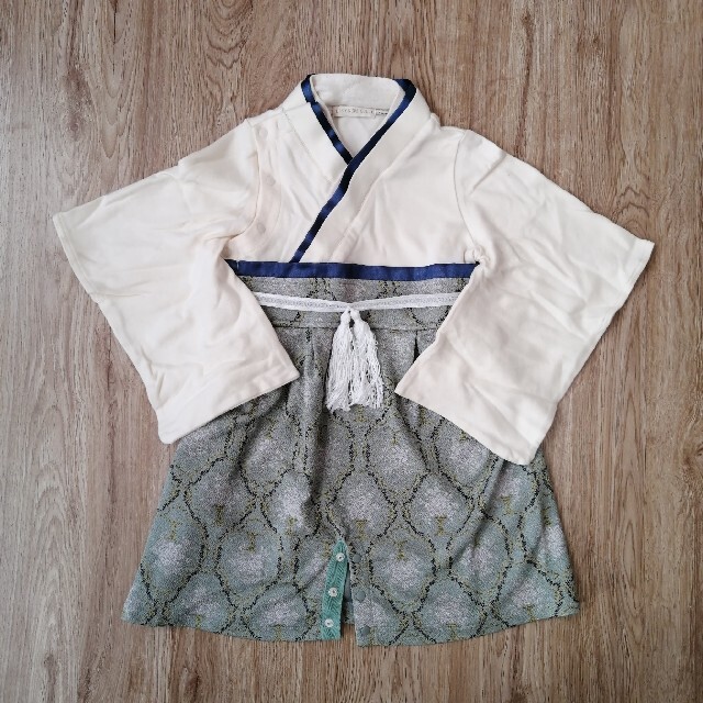 袴ロンパース　sweetmommy キッズ/ベビー/マタニティのベビー服(~85cm)(和服/着物)の商品写真