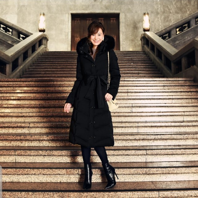RUIRUE BOUTIQUE♡BLACK♡ロングダウンコート-