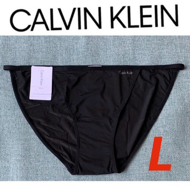 Calvin Klein(カルバンクライン)の新品Calvin Klein レディース  ヒモビキニ　L レディースの下着/アンダーウェア(ショーツ)の商品写真