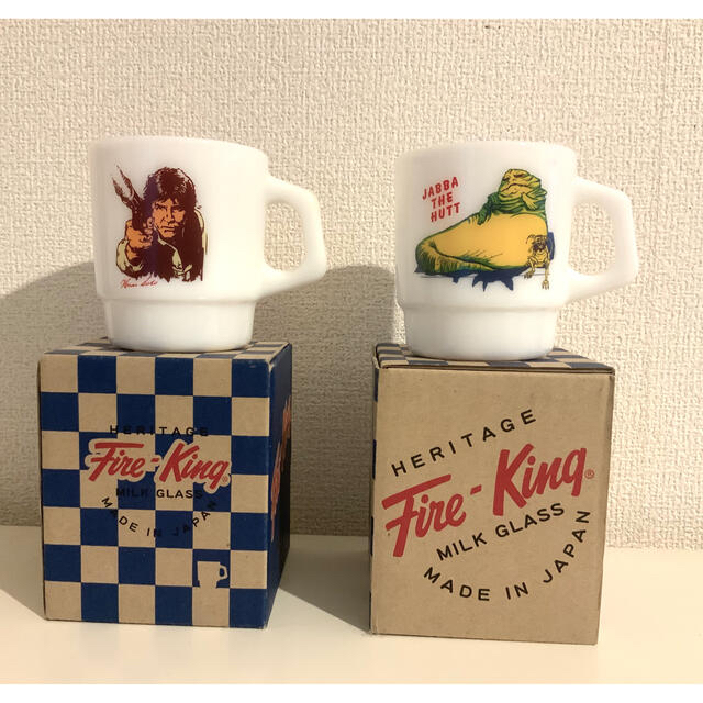 Fire-King(ファイヤーキング)のスターウォーズ展限定 ファイヤーキング マグ インテリア/住まい/日用品のキッチン/食器(食器)の商品写真