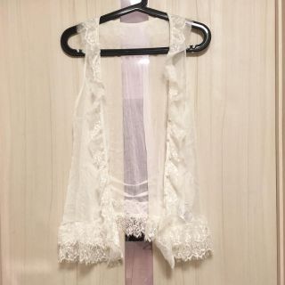 ムルーア(MURUA)のMURUA レースジレ ベスト  新品(ベスト/ジレ)