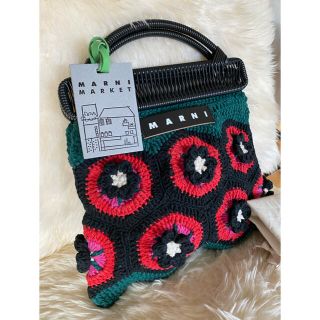 マルニ(Marni)の☆新品未使用☆ タグつき　マルニフラワーカフェ　クロシェ(ハンドバッグ)