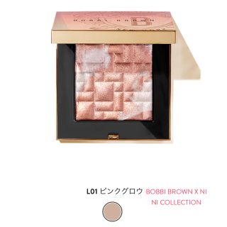 ボビイブラウン(BOBBI BROWN)の新品未開封Bobbi Brownミニハイライティングパウダーピンクグロー(フェイスカラー)