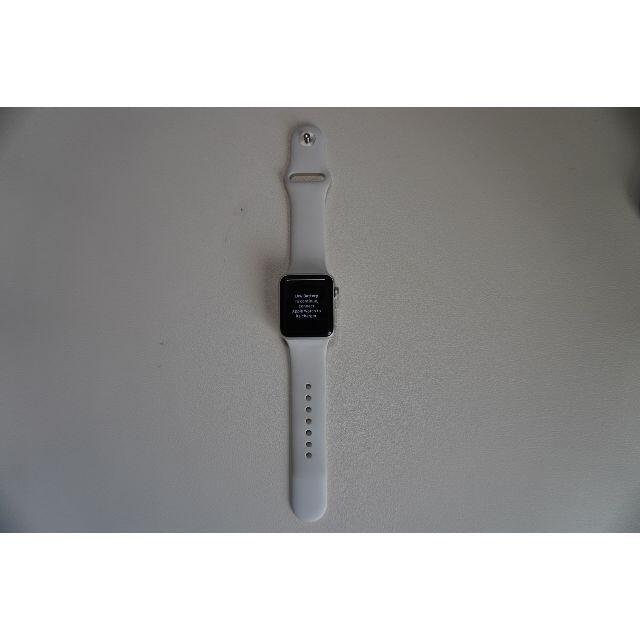 おトク情報がいっぱい！ 【美品】Apple Watch series3 38mm GPS【おまけ付き】 腕時計(デジタル)
