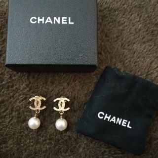 シャネル(CHANEL)のCHANEL パールイヤリング(イヤリング)