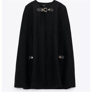 ザラ(ZARA)の◆百花様専用◆ ZARA 今季　完売品　バックル付きケープコート(ポンチョ)