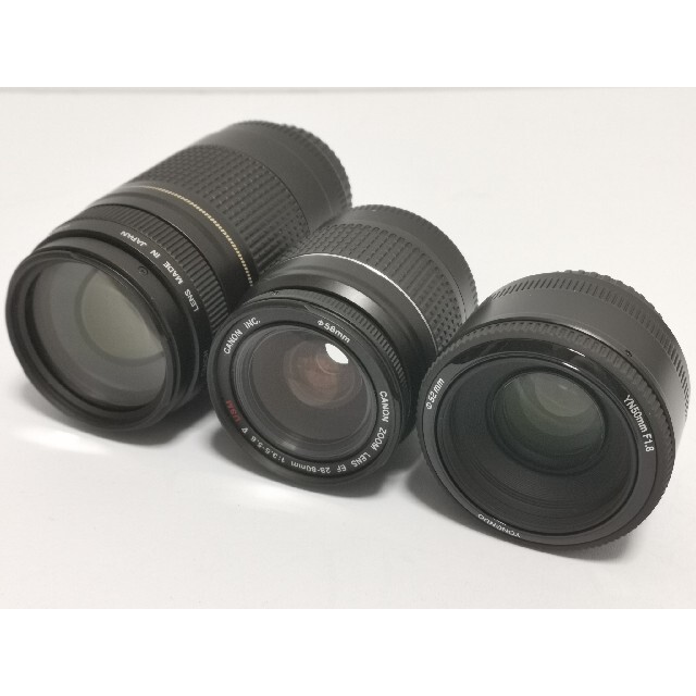 Canon EOS 6D Mark II 標準&望遠&単焦点トリプルレンズセット 3