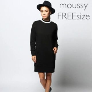 マウジー(moussy)のmoussy 美品 スウェットワンピース(ミニワンピース)