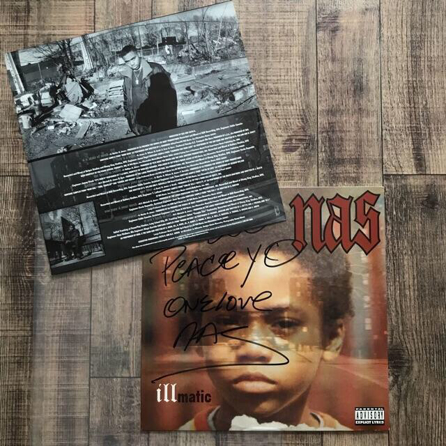 極レア1stアルバム直筆サイン入り Nas - Illmatic