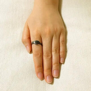 黒　ブラック　手形　ハンド　オシャレ　アンティーク　ワンポイント　リング　指輪(リング(指輪))