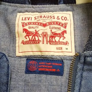 Levi's - パリス サンジェルマン×リーバイス デニム中綿ジャンパーの