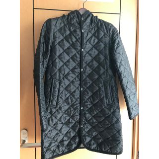 スモックショップ(THE SMOCK SHOP)の美品♪極寒にも♪スモックショップ 黒 キルティングコートS(ロングコート)