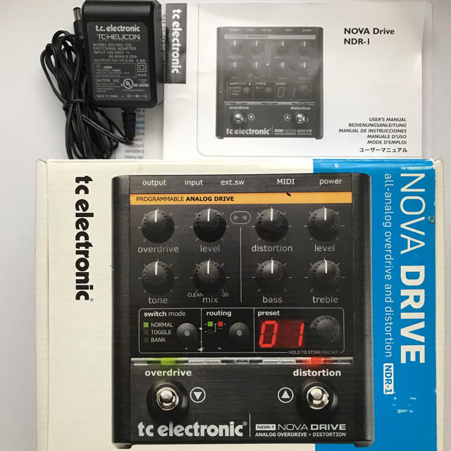 tc electronic NOVA DRIVE NDR-1 エフェクター 歪み