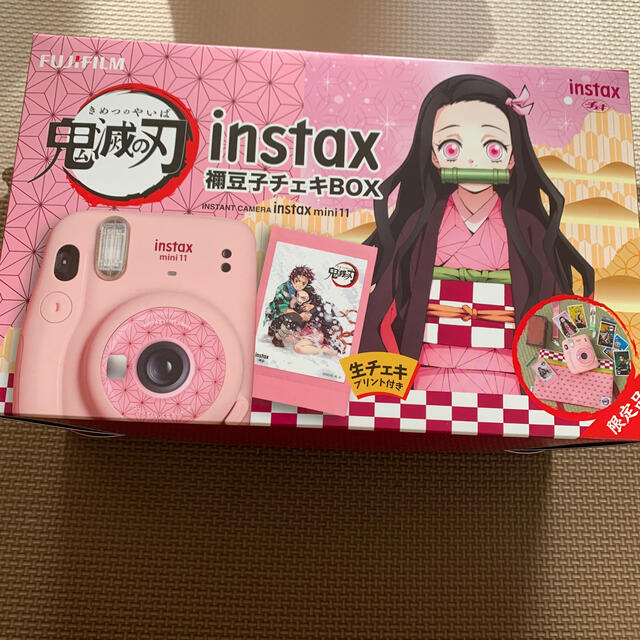 禰インスタントカメラ instax mini 11 鬼滅の刃 禰豆子チェキBOX