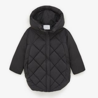 ザラキッズ(ZARA KIDS)のケープデザインキルティングコート(ロングコート)