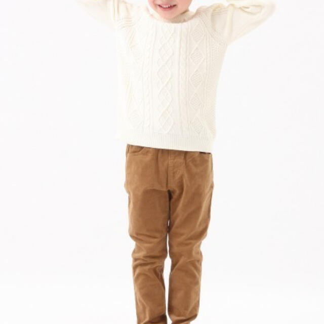 GLOBAL WORK(グローバルワーク)のケーブルニット　GLOBAL WORK  キッズ/ベビー/マタニティのキッズ服女の子用(90cm~)(ニット)の商品写真