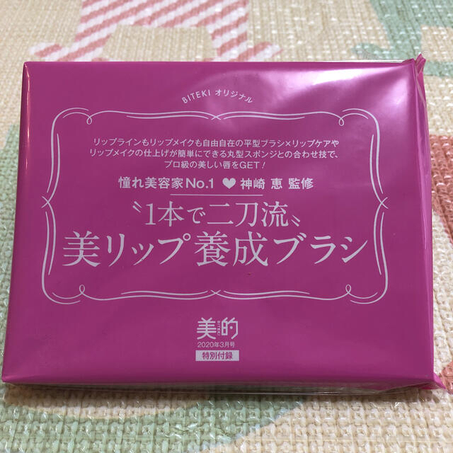 小学館(ショウガクカン)の美リップ養成ブラシ　リップブラシ コスメ/美容のメイク道具/ケアグッズ(ブラシ・チップ)の商品写真