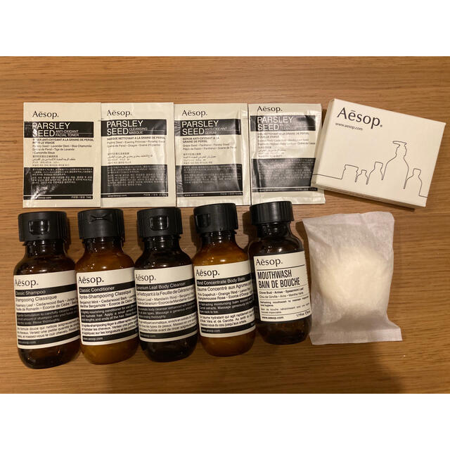 Aesop(イソップ)のAesop イソップ アメニティ パークハイアット ヘアケア ボディケア 新品 コスメ/美容のキット/セット(サンプル/トライアルキット)の商品写真