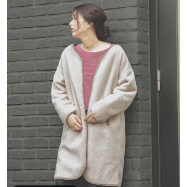 GLOBAL WORK - グローバルワーク 今期 リバーシブルキルトボアコート