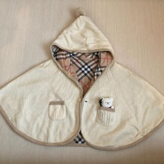 バーバリー(BURBERRY)のBurberry ポンチョ　ベビー(ジャケット/コート)