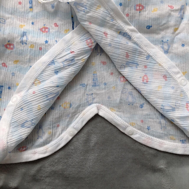 西松屋(ニシマツヤ)の新生児肌着 コンビ肌着セット キッズ/ベビー/マタニティのベビー服(~85cm)(肌着/下着)の商品写真