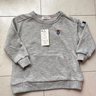 ポロラルフローレン(POLO RALPH LAUREN)の新品未使用　グレー90cm POLO baby ポロ　スウェット(Tシャツ/カットソー)