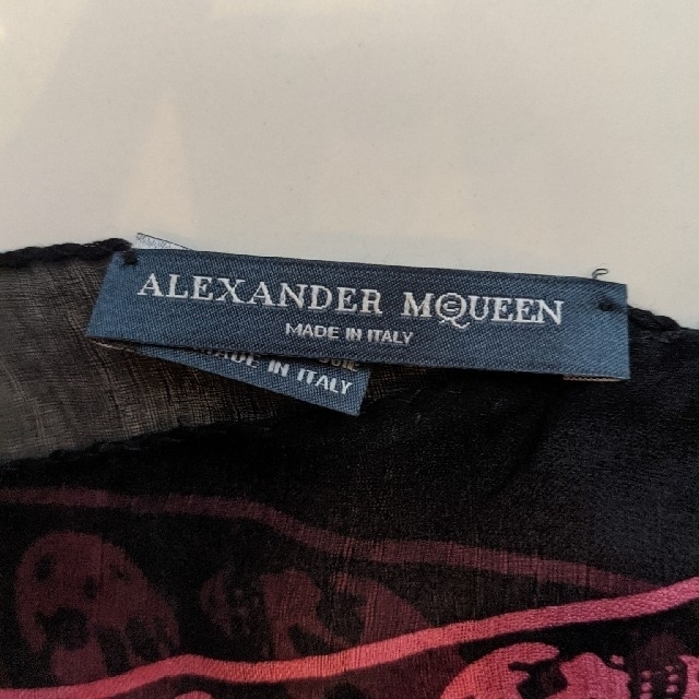 Alexander McQueen(アレキサンダーマックイーン)のアレキサンダーマックイーン　ストール　スカーフ　スカル メンズのファッション小物(ストール)の商品写真