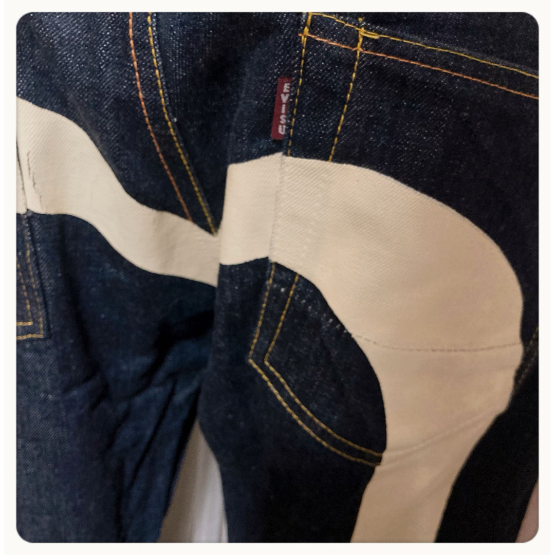 ꒰EVISU GENES꒱ビッグカモメ ペイント ストレートジーンズ No.3 ꒰EVISU GENES꒱ビッグカモメ ペイント ストレートジーンズ No.3