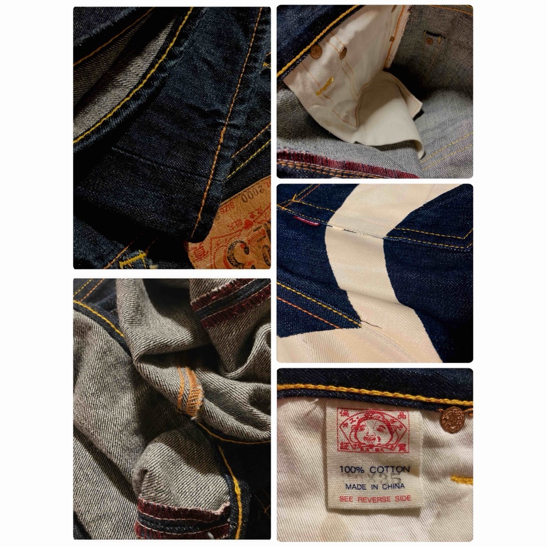 ꒰EVISU GENES꒱ビッグカモメ ペイント ストレートジーンズ No.3 ꒰EVISU GENES꒱ビッグカモメ ペイント ストレートジーンズ No.3
