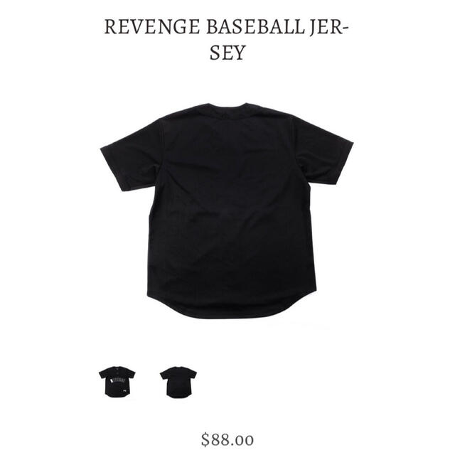 REVENGE GALLERY"REVENGE BASEBALL JERSEY" メンズのトップス(シャツ)の商品写真
